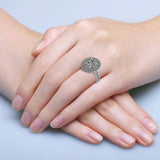 Double Halo Engagement Ring with 1.00ct Round Brilliant Cut Diamond