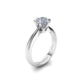 Solitaire Engagement Ring with 1.00ct Round Brilliant Cut Diamond