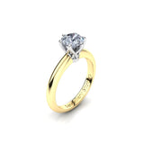 Solitaire Engagement Ring with 1.00ct Round Brilliant Cut Diamond