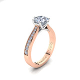 Solitaire Engagement Ring with 1.00ct Round Brilliant Cut Diamond
