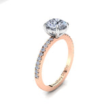 Solitaire Engagement Ring with 1.00ct Round Brilliant Cut Diamond