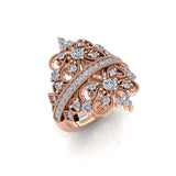 Filigree Ring with 1.00ct of Diamonds