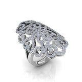 Filigree Ring with 1.50ct of Diamonds