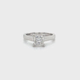 Princess Cut Solitaire
