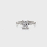 Radiant Cut Engagement Ring