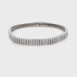 3 row Tennis Bracelet