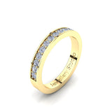 Ladies Wedding Ring with 0.50ct of Pave Diamonds