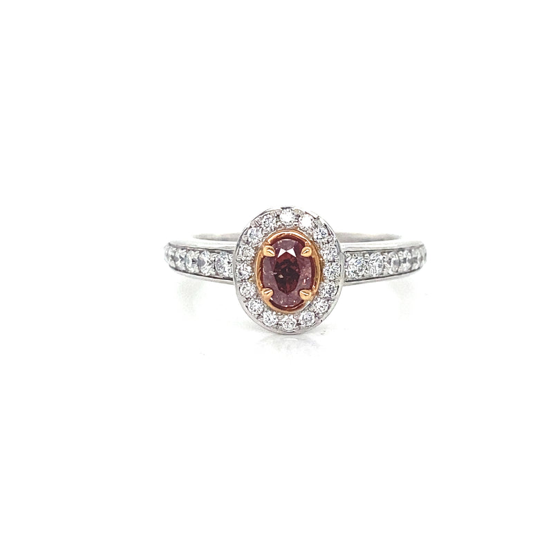 Australian Pink Diamond Ring