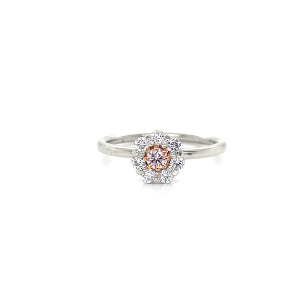 Australian Pink Diamond Ring