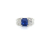 Sapphire 3 Stone Ring