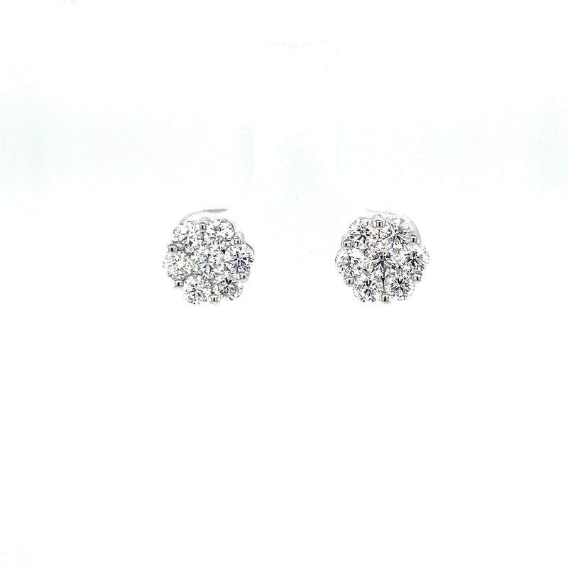 Cluster Stud Earrings