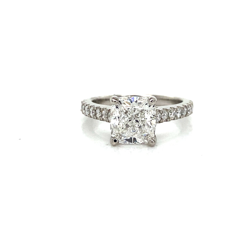 Cushion Cut Diamond Engagement Ring