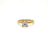 Yellow Gold Solitaire