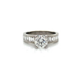 Brilliant & Baguette Engagement