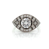 Art Deco Style Engagement Ring