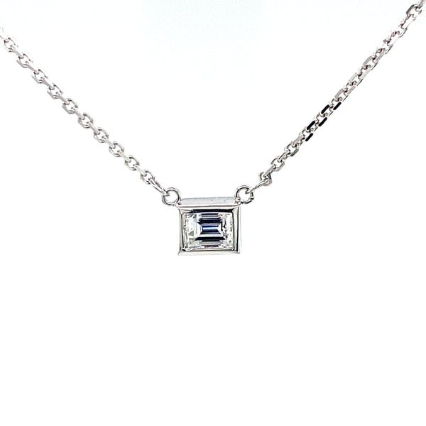 Baguette Diamond Pendant