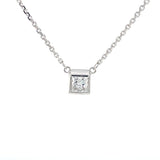 Princess Bezel Pendant