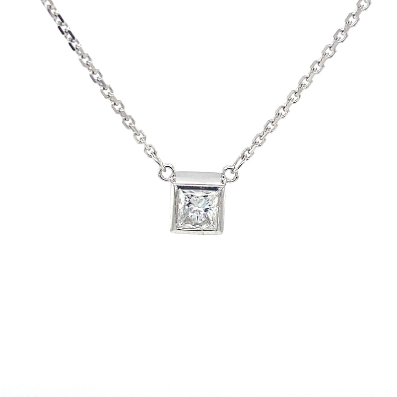 Princess Bezel Pendant