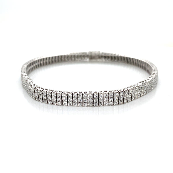 3 row Tennis Bracelet