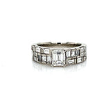 Emerald Cut Diamond Engagement Ring